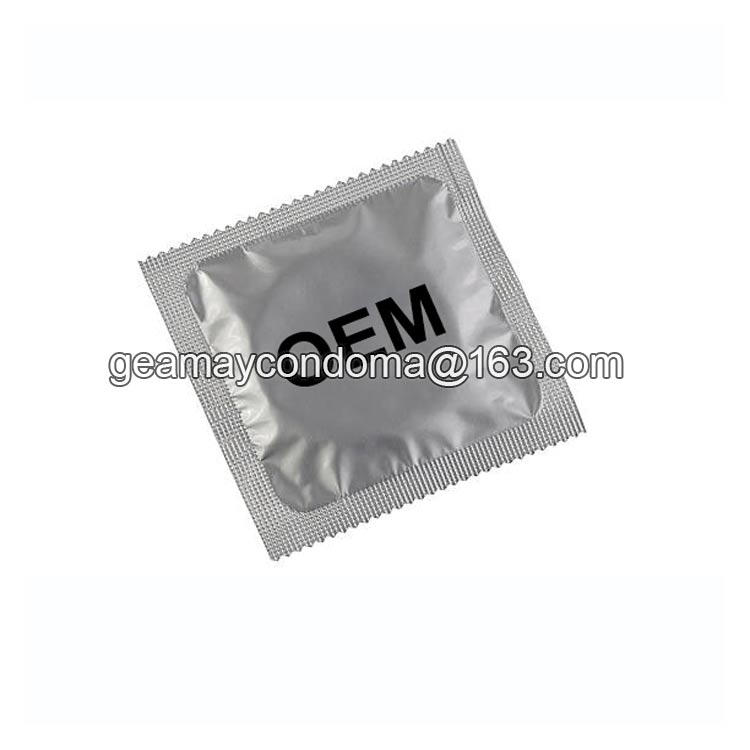Preservativo com logotipo de marca personalizado