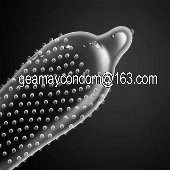 Pontilhado extra personalizado & Preservativo retardado para homens