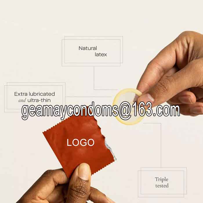 preservativo de sensação fina com logotipo personalizado