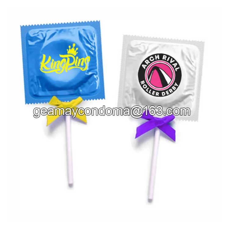 Adereços de preservativos de marca personalizada
