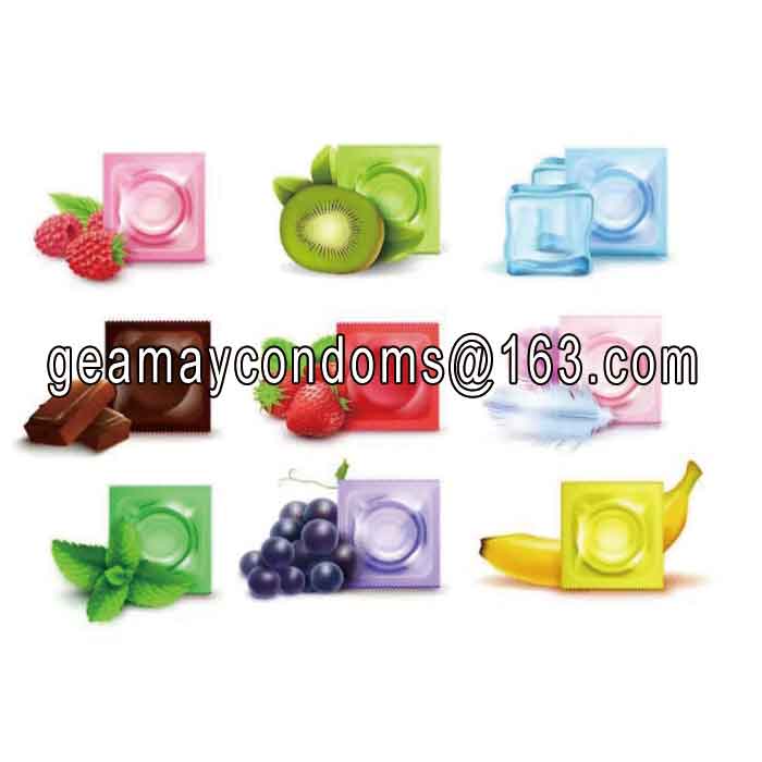 Изготовленные на заказ презервативы с разными вкусами